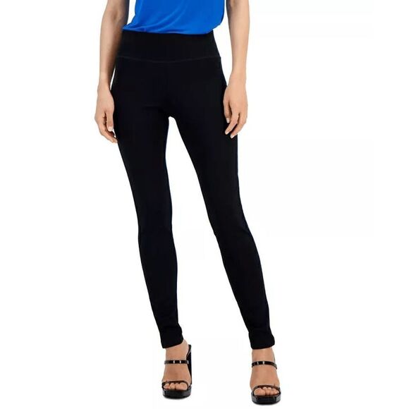 I.N.C. INTERNATIONAL CONCEPTS Women's Pull-On Ponte Black leggings 8P - Picture 1 of 6